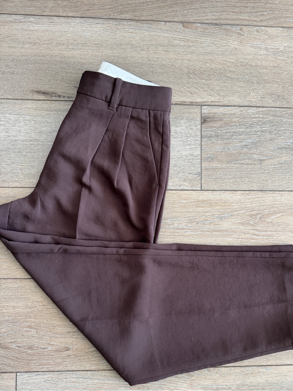 Aritzia Wilfred Carrot Pant Rich Mocha Brown